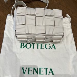 Bottega Veneta White Purse